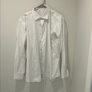 Classic White Button-Up Shirt